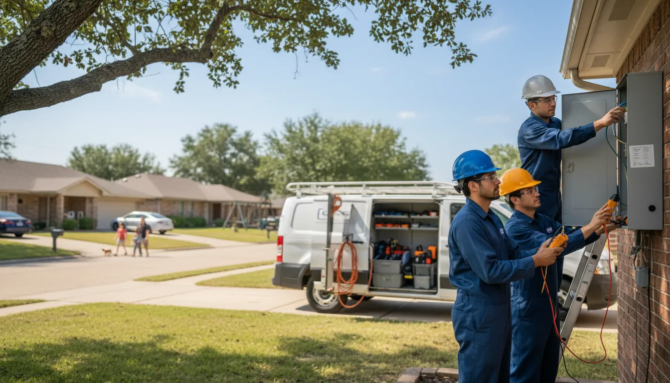 Certified electrician providing emergency electrical services in Clyman, WI